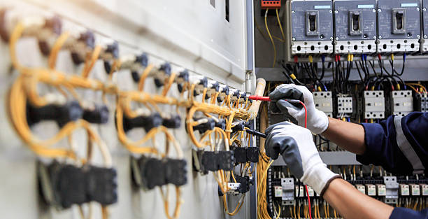 Professional Electrician technician working in Perezville, TX